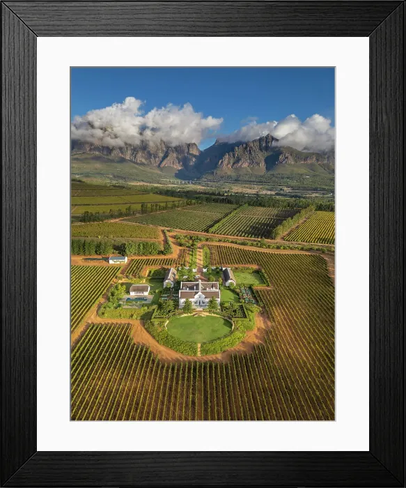 Framed Print : Brookdale Wine Estate, Paarl, Western Cape, South Africa Framed Print : Brookdale Wine Estate, Paarl, Western Cape, South Africa