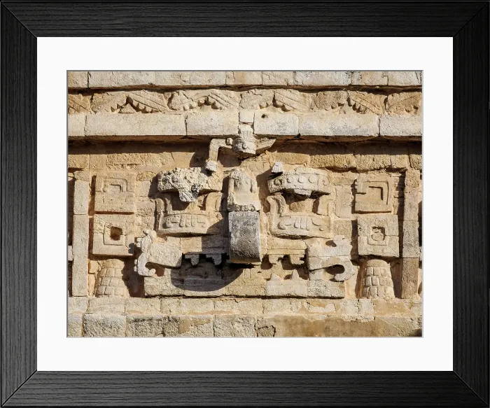 Framed Print : Grupo de las Monjas, detailed view, Chichen Itza, Yucatan State, Mexico Framed Print : Grupo de las Monjas, detailed view, Chichen Itza, Yucatan State, Mexico