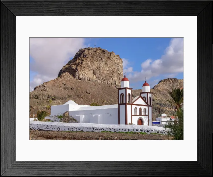 Framed Print : Parish church of Ermita de las Nieves, Puerto de las Nieves, Agaete, Gran Canaria, Canary Islands, Spain Framed Print : Parish church of Ermita de las Nieves, Puerto de las Nieves, Agaete, Gran Canaria, Canary Islands, Spain