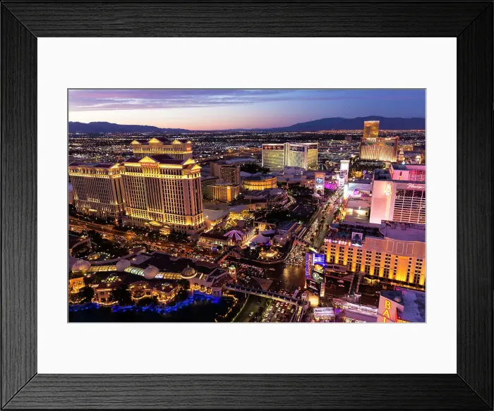 Framed Print : View from Eiffel Tower at Paris Las Vewgas Hotel and Casino, Las Vegas, Nevada, USA Framed Print : View from Eiffel Tower at Paris Las Vewgas Hotel and Casino, Las Vegas, Nevada, USA