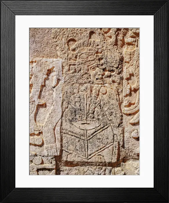 Framed Print : Temple of the Jaguars, detailed view, Chichen Itza, Yucatan State, Mexico Framed Print : Temple of the Jaguars, detailed view, Chichen Itza, Yucatan State, Mexico