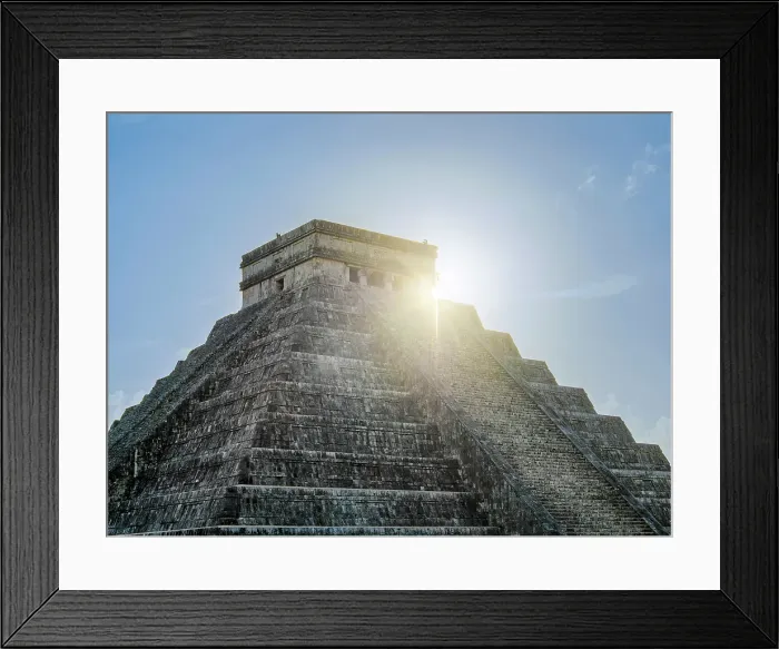 Framed Print : El Castillo or Temple of Kukulcan, Chichen Itza, Yucatan State, Mexico Framed Print : El Castillo or Temple of Kukulcan, Chichen Itza, Yucatan State, Mexico