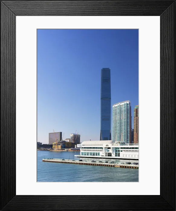 Framed Print : International Commerce Centre (ICC) and West Kowloon Cultural District, Kowloon, Hong Kong Framed Print : International Commerce Centre (ICC) and West Kowloon Cultural District, Kowloon, Hong Kong