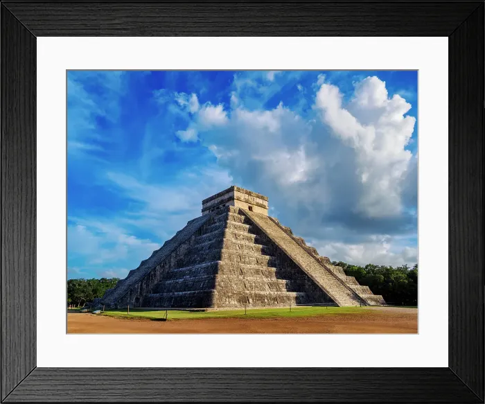 Framed Print : El Castillo or Temple of Kukulcan, Chichen Itza, Yucatan State, Mexico Framed Print : El Castillo or Temple of Kukulcan, Chichen Itza, Yucatan State, Mexico