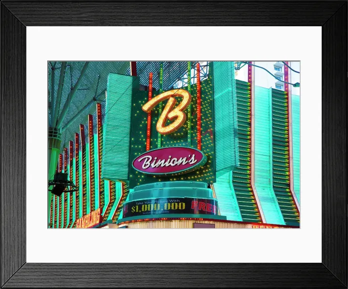 Framed Print : Binions Gambling Hall and Hotel, Fremont Street, Las Vegas, Nevada, USA Framed Print : Binions Gambling Hall and Hotel, Fremont Street, Las Vegas, Nevada, USA
