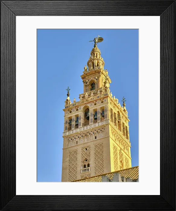 Framed Print : The Giralda, the bell tower of Seville cathedral, dating back to the 12th century. A UNESCO World Heritage Site. Andalusia, Spain Framed Print : The Giralda, the bell tower of Seville cathedral, dating back to the 12th century. A UNESCO World Heritage Site. Andalusia, Spain