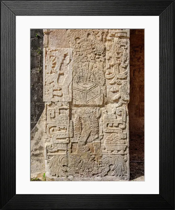 Framed Print : Temple of the Jaguars, detailed view, Chichen Itza, Yucatan State, Mexico Framed Print : Temple of the Jaguars, detailed view, Chichen Itza, Yucatan State, Mexico