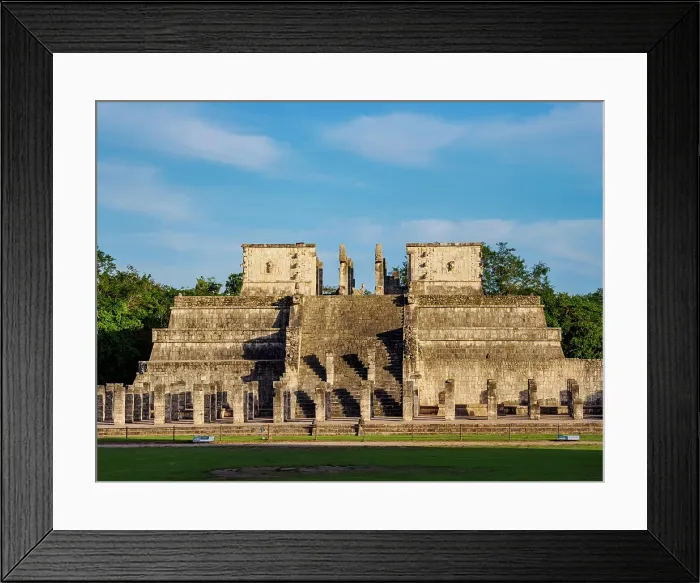Framed Print : Temple of the Warriors at sunset, Chichen Itza, Yucatan State, Mexico Framed Print : Temple of the Warriors at sunset, Chichen Itza, Yucatan State, Mexico