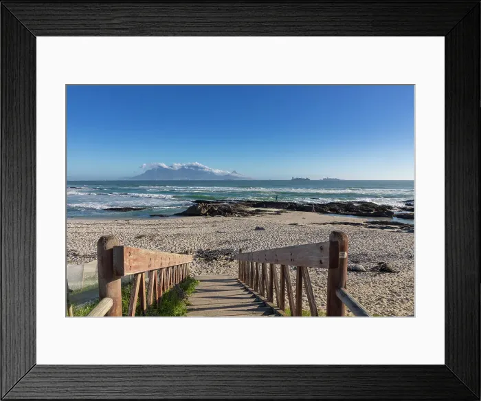 Framed Print : Table Mountan and Bloubergstrand, Cape Town, Western Cape, South Africa Framed Print : Table Mountan and Bloubergstrand, Cape Town, Western Cape, South Africa