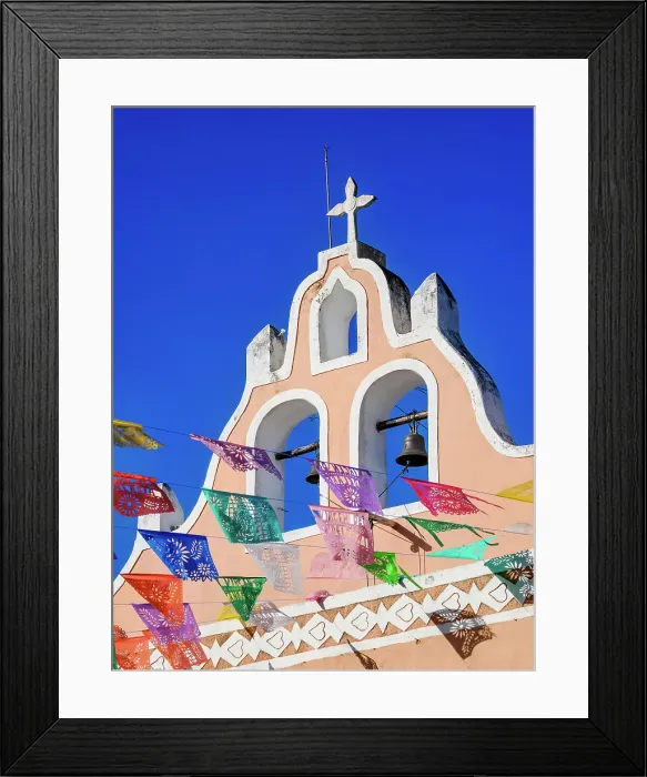 Framed Print : Candelaria Church, detailed view, Valladolid, Yucatan State, Mexico Framed Print : Candelaria Church, detailed view, Valladolid, Yucatan State, Mexico