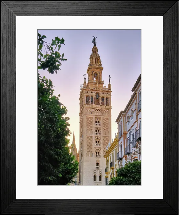 Framed Print : The Giralda, the bell tower of Seville cathedral, dating back to the 12th century. A UNESCO World Heritage Site. Andalusia, Spain Framed Print : The Giralda, the bell tower of Seville cathedral, dating back to the 12th century. A UNESCO World Heritage Site. Andalusia, Spain
