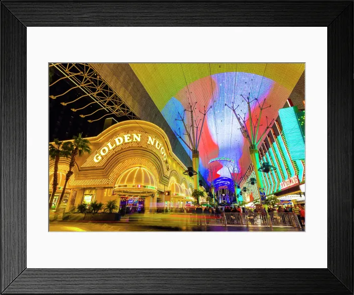 Framed Print : The Fremont Street Experience, Las Vegas, Nevada, USA Framed Print : The Fremont Street Experience, Las Vegas, Nevada, USA