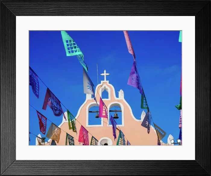 Framed Print : Candelaria Church, detailed view, Valladolid, Yucatan State, Mexico Framed Print : Candelaria Church, detailed view, Valladolid, Yucatan State, Mexico