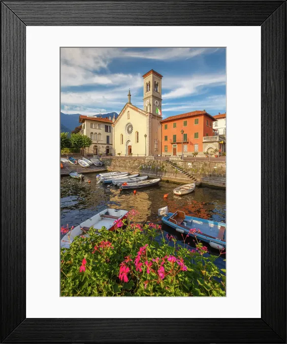 Framed Print : Torno village, lake Como, Como province, Lombardy, Italy Framed Print : Torno village, lake Como, Como province, Lombardy, Italy