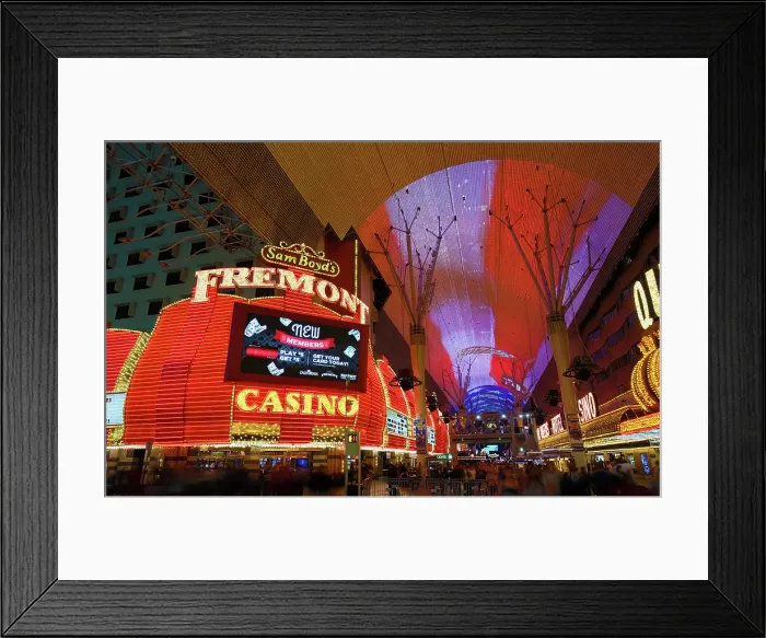 Framed Print : The Fremont Street Experience, Las Vegas, Nevada, USA Framed Print : The Fremont Street Experience, Las Vegas, Nevada, USA