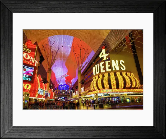 Framed Print : The Fremont Street Experience, Las Vegas, Nevada, USA Framed Print : The Fremont Street Experience, Las Vegas, Nevada, USA