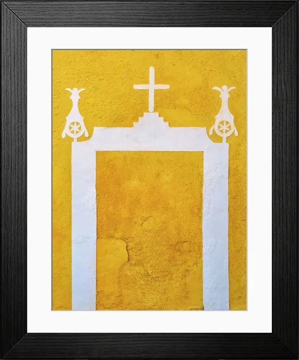 Framed Print : Convent of San Antonio de Padua, detailed view, Izamal, Yucatan State, Mexico Framed Print : Convent of San Antonio de Padua, detailed view, Izamal, Yucatan State, Mexico