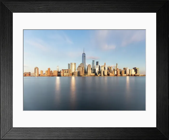 Framed Print : Manhattan and the One World Trade Centre, from Exchange Place, Jersey City, New Jersey, USA Framed Print : Manhattan and the One World Trade Centre, from Exchange Place, Jersey City, New Jersey, USA
