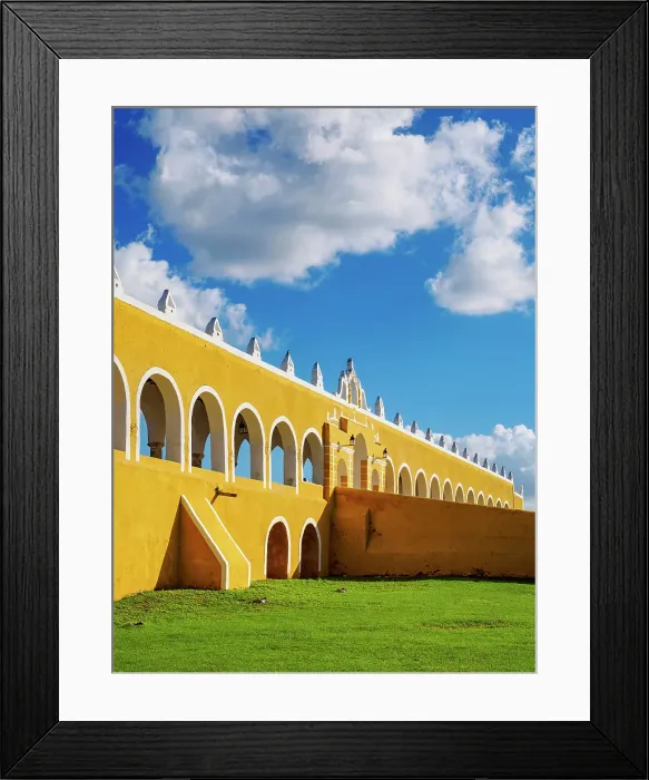Framed Print : Convent of San Antonio de Padua, Izamal, Yucatan State, Mexico