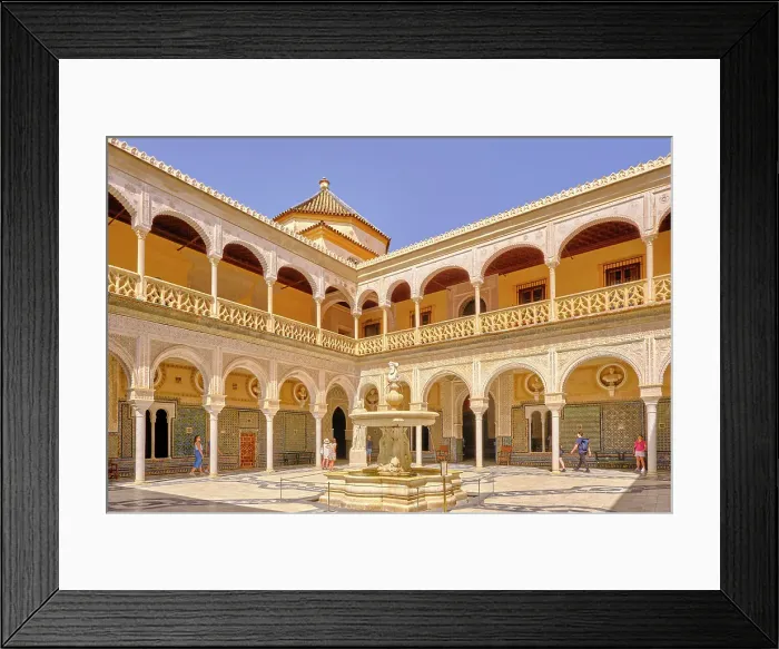 Framed Print : La Casa de Pilatos (Pilate's House) is an Andalusian palace which the residence of the Dukes of Medinaceli. It is considered the typical Andalusian palace. Seville, Andalusia. Spain Framed Print : La Casa de Pilatos (Pilate's House) is an Andalusian palace which the residence of the Dukes of Medinaceli. It is considered the typical Andalusian palace. Seville, Andalusia. Spain
