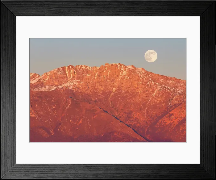 Framed Print : The full moon, Zucco Barbisino mount, Zucco Orscellera mount and Zuccone Campelli. Bergamasque prealps, Valsassina, L ecco province, Lombardy, Italy Framed Print : The full moon, Zucco Barbisino mount, Zucco Orscellera mount and Zuccone Campelli. Bergamasque prealps, Valsassina, L ecco province, Lombardy, Italy
