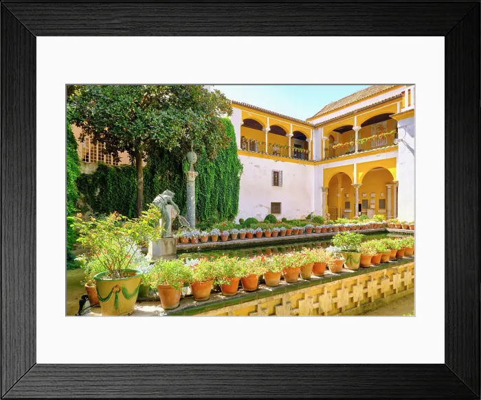 Framed Print : La Casa de Pilatos (Pilate's House) is an Andalusian palace which the residence of the Dukes of Medinaceli. It is considered the typical Andalusian palace. Seville, Andalusia. Spain Framed Print : La Casa de Pilatos (Pilate's House) is an Andalusian palace which the residence of the Dukes of Medinaceli. It is considered the typical Andalusian palace. Seville, Andalusia. Spain