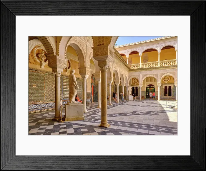 Framed Print : La Casa de Pilatos (Pilate's House) is an Andalusian palace which the residence of the Dukes of Medinaceli. It is considered the typical Andalusian palace. Seville, Andalusia. Spain Framed Print : La Casa de Pilatos (Pilate's House) is an Andalusian palace which the residence of the Dukes of Medinaceli. It is considered the typical Andalusian palace. Seville, Andalusia. Spain