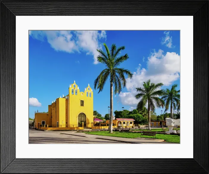 Framed Print : Remedios Park and Chapel, Izamal, Yucatan State, Mexico Framed Print : Remedios Park and Chapel, Izamal, Yucatan State, Mexico