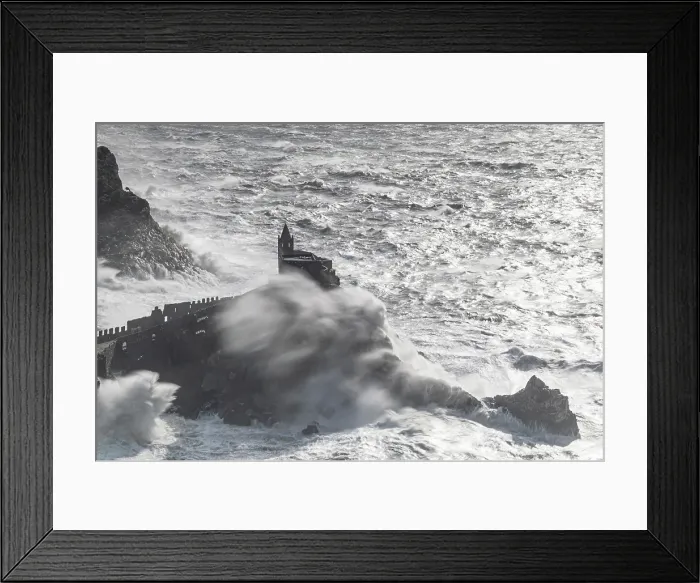 Framed Print : San Pietro church during a strong sea storm, Portovenere, La Spezia, Liguria, Italy Framed Print : San Pietro church during a strong sea storm, Portovenere, La Spezia, Liguria, Italy