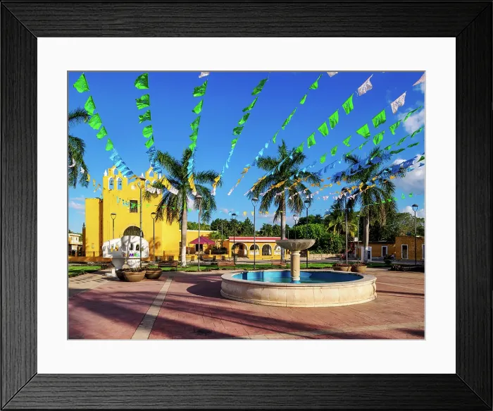Framed Print : Remedios Park and Chapel, Izamal, Yucatan State, Mexico Framed Print : Remedios Park and Chapel, Izamal, Yucatan State, Mexico
