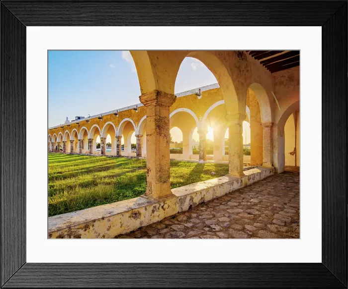Framed Print : Convent of San Antonio de Padua at sunset, Izamal, Yucatan State, Mexico Framed Print : Convent of San Antonio de Padua at sunset, Izamal, Yucatan State, Mexico