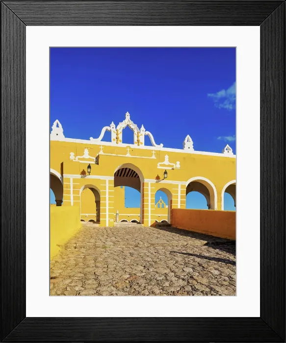 Framed Print : Convent of San Antonio de Padua, Izamal, Yucatan State, Mexico