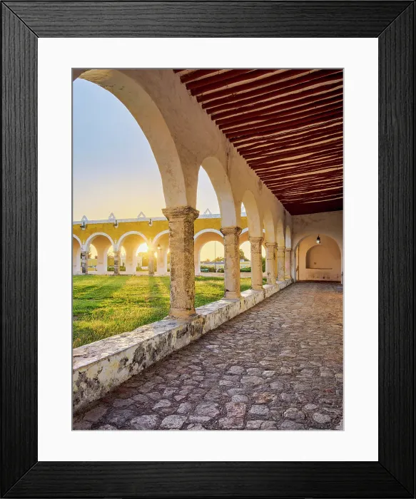 Framed Print : Convent of San Antonio de Padua at sunset, Izamal, Yucatan State, Mexico Framed Print : Convent of San Antonio de Padua at sunset, Izamal, Yucatan State, Mexico