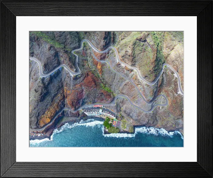 Framed Print : Coastal road, Tenerife, Canary Island, Spain Framed Print : Coastal road, Tenerife, Canary Island, Spain