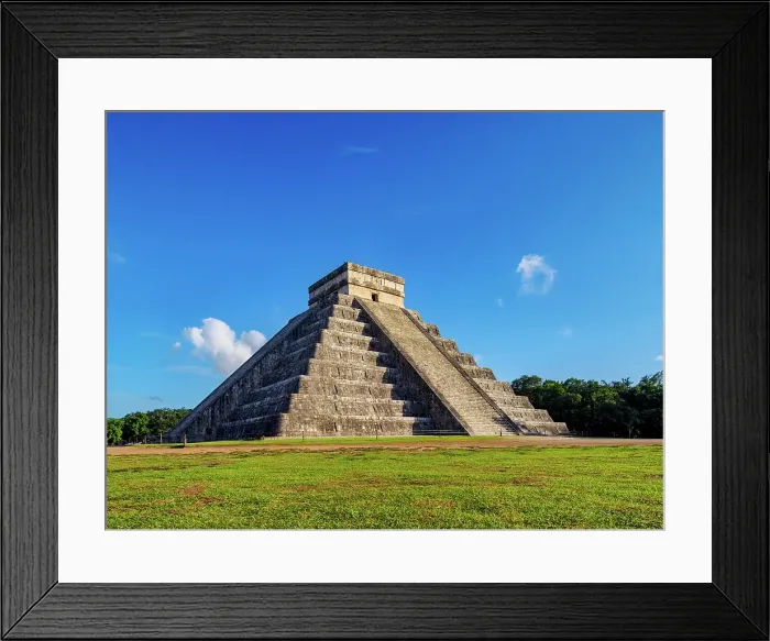 Framed Print : El Castillo or Temple of Kukulcan, Chichen Itza, Yucatan State, Mexico Framed Print : El Castillo or Temple of Kukulcan, Chichen Itza, Yucatan State, Mexico
