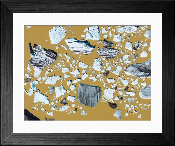 Framed Print : Fjallsjokull Glacier Lagoon during a summer day, Iceland