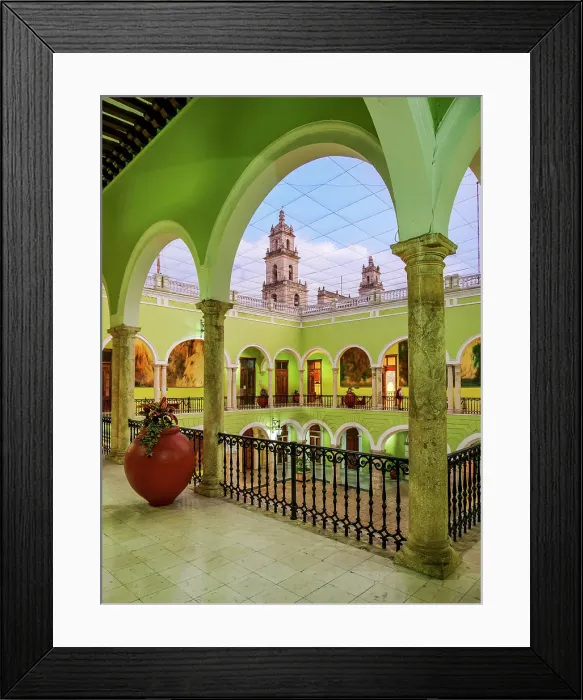 Framed Print : Government Palace of the State of Yucatan, Plaza Grande, Merida, Yucatan State, Mexico Framed Print : Government Palace of the State of Yucatan, Plaza Grande, Merida, Yucatan State, Mexico