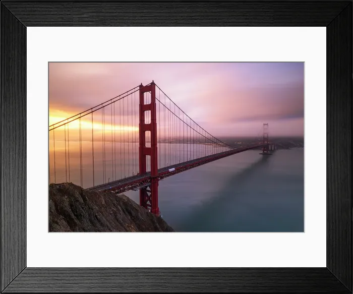 Framed Print : Golden Gate Bridge, San Francisco, California, USA Framed Print : Golden Gate Bridge, San Francisco, California, USA