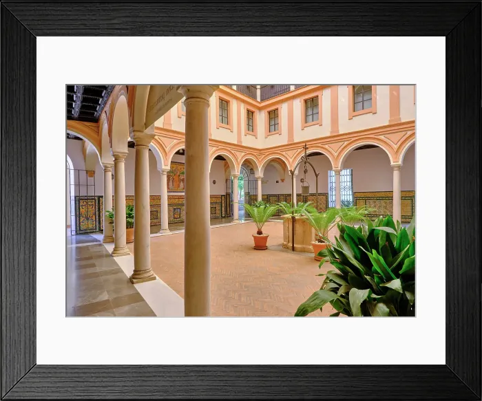 Framed Print : Museo de Bellas Artes de Sevilla. Andalusia, Spain Framed Print : Museo de Bellas Artes de Sevilla. Andalusia, Spain