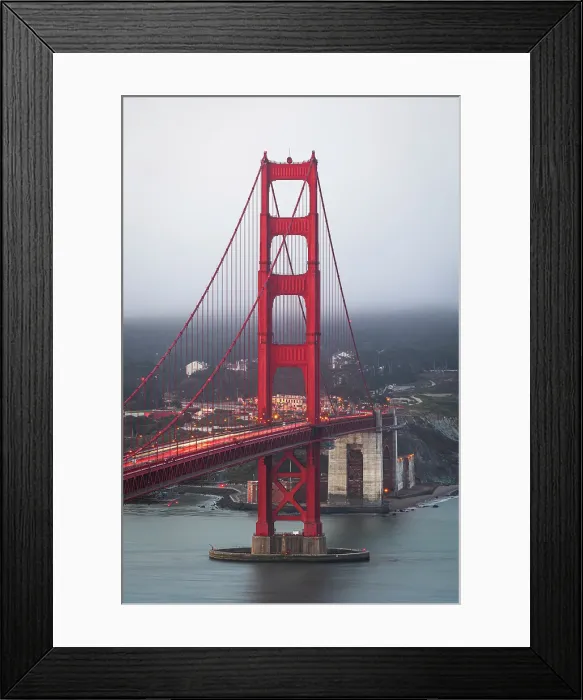 Framed Print : Golden Gate Bridge, San Francisco, California, USA Framed Print : Golden Gate Bridge, San Francisco, California, USA