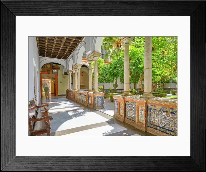 Framed Print : Museo de Bellas Artes de Sevilla. Andalusia, Spain