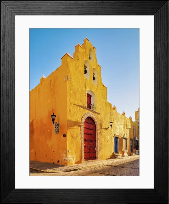 Framed Print : San Roque y San Francisquito Church, Campeche City, Campeche State, Mexico Framed Print : San Roque y San Francisquito Church, Campeche City, Campeche State, Mexico