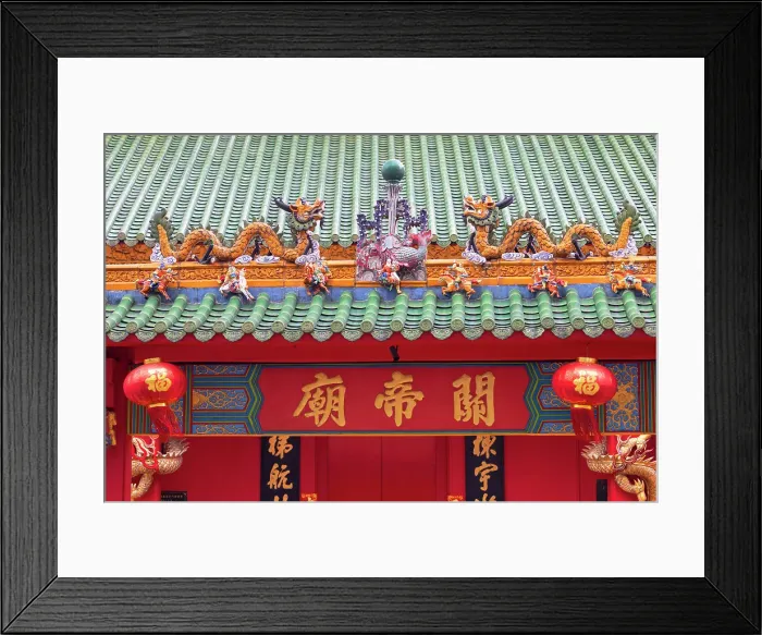 Framed Print : Guan Di Temple, Chinatown, Kuala Lumpur, Selangor, Malaysia