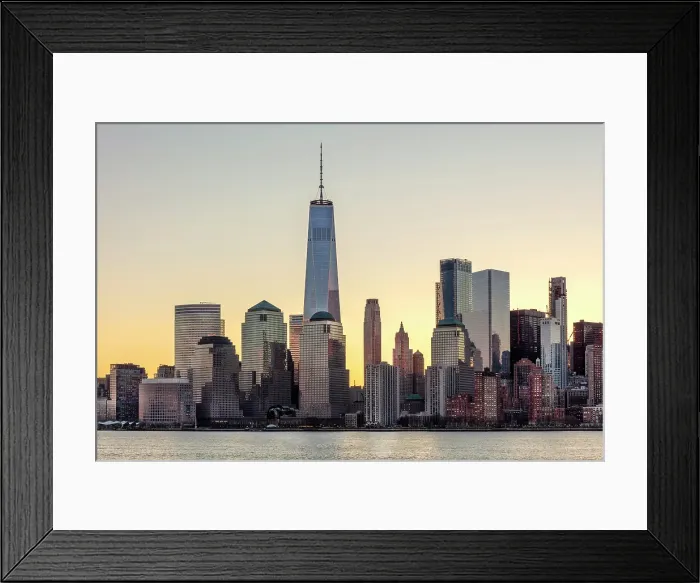 Framed Print : Manhattan and the One World Trade Centre, from Liberty State Park, Jersey City, New Jersey, USA Framed Print : Manhattan and the One World Trade Centre, from Liberty State Park, Jersey City, New Jersey, USA