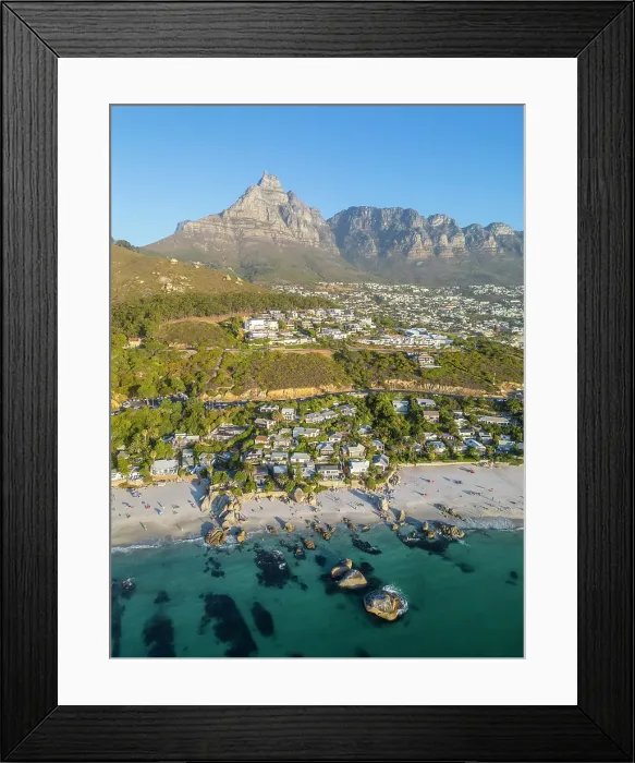 Framed Print : Clifton & The Twelve Apostles, Cape Town, Western Cape, South Africa Framed Print : Clifton & The Twelve Apostles, Cape Town, Western Cape, South Africa