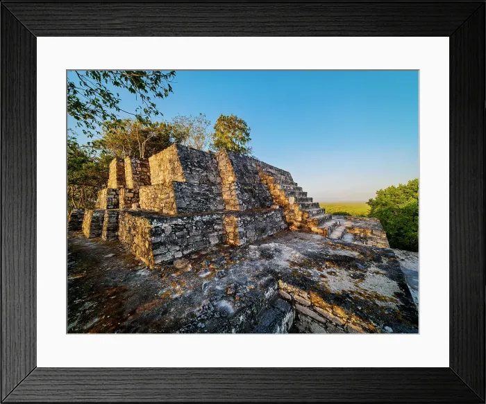 Framed Print : Structure II at sunrise, Calakmul Archaeological Site, Campeche State, Mexico Framed Print : Structure II at sunrise, Calakmul Archaeological Site, Campeche State, Mexico