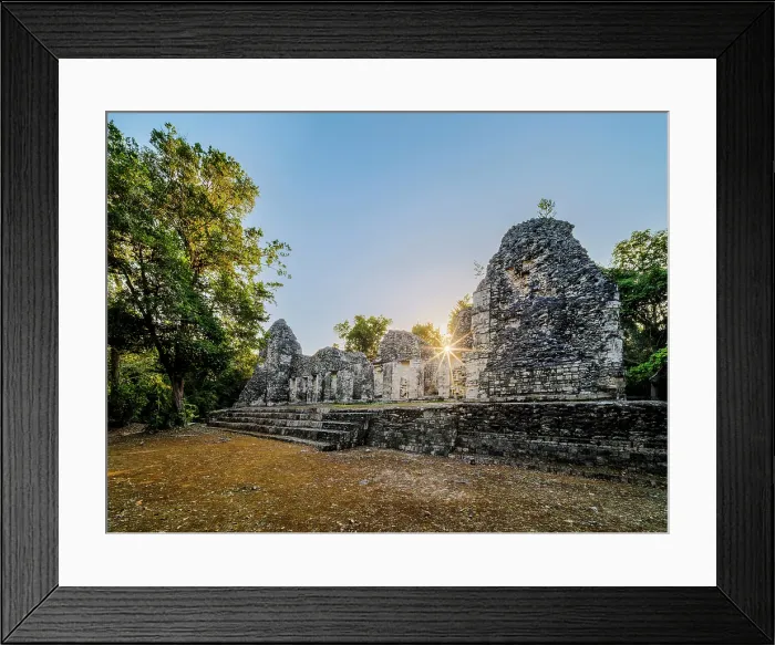Framed Print : Structure I at sunset, Central Plaza, Chicanna Archaeological Site, Campeche State, Mexico Framed Print : Structure I at sunset, Central Plaza, Chicanna Archaeological Site, Campeche State, Mexico