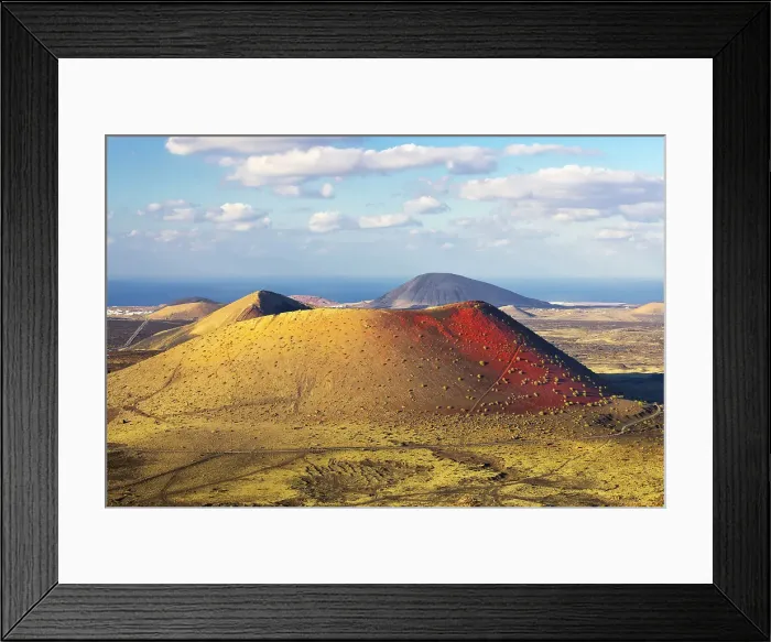 Framed Print : Caldera Colorada at sunset, Tinajo, Las Palmas, Lanzarote, Canary Islands, Spain Framed Print : Caldera Colorada at sunset, Tinajo, Las Palmas, Lanzarote, Canary Islands, Spain