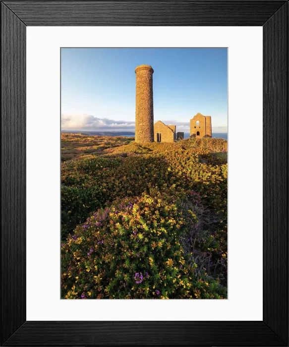 Framed Print : Wheal Coates and Chapel Port Mine during sunrise, Saint Agnes, Cornwall, England, UK Framed Print : Wheal Coates and Chapel Port Mine during sunrise, Saint Agnes, Cornwall, England, UK