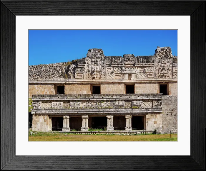 Framed Print : Quadrangle of the Nuns, Uxmal, Yucatan State, Mexico Framed Print : Quadrangle of the Nuns, Uxmal, Yucatan State, Mexico